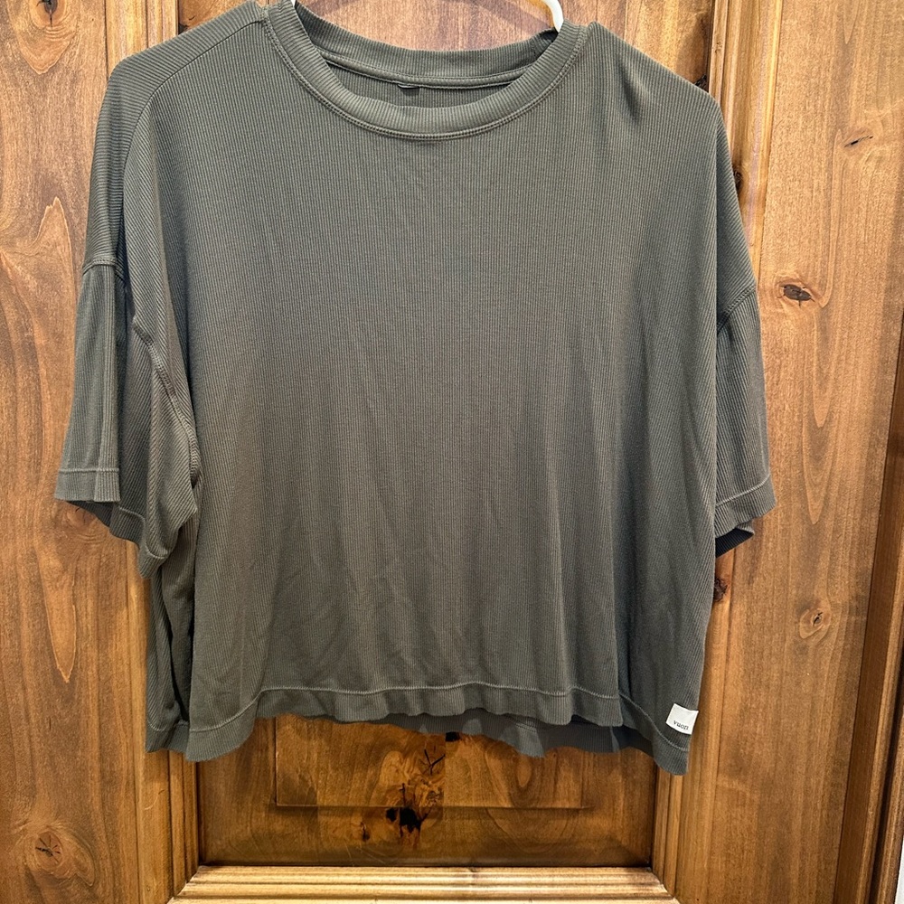 Green Vuori ribbed T-shirt
